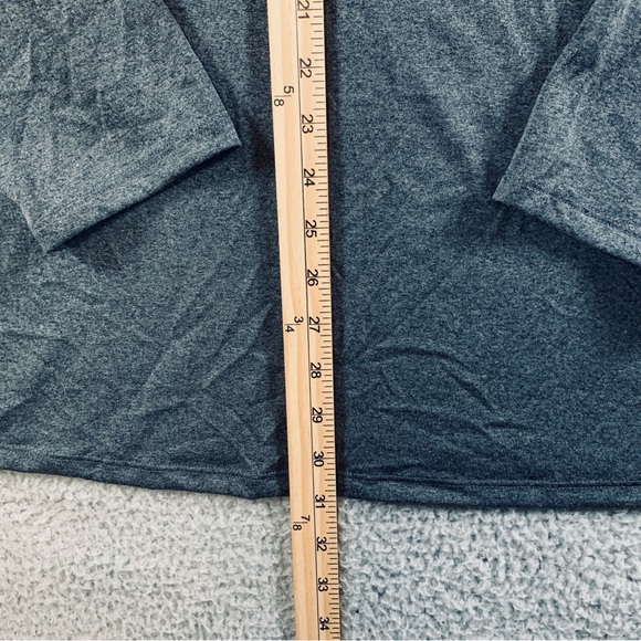 Under Armour Men's 1/2 Zip Long Sleeve Sweatshirt Loose Heatgear Gray‎ XXL - Picture 9 of 10